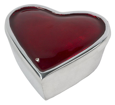 Aluminium Red Heart Box